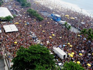 Monobloco em Copacabana, 2007.