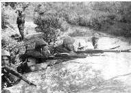 Batalhas nas trincheiras em 1932, foto da coleção de Carlos Souza Nazar