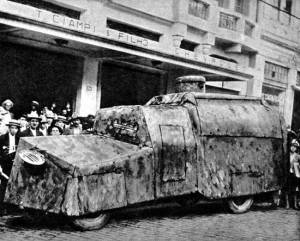 Um dos tanques paulistas