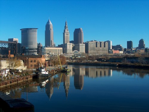 Cidade de Cleveland, na parte central dos EUA.