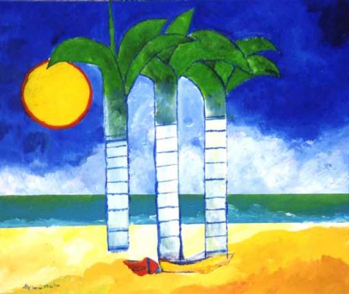 Paisagem, por Aldemir Martins (-2006), AST.