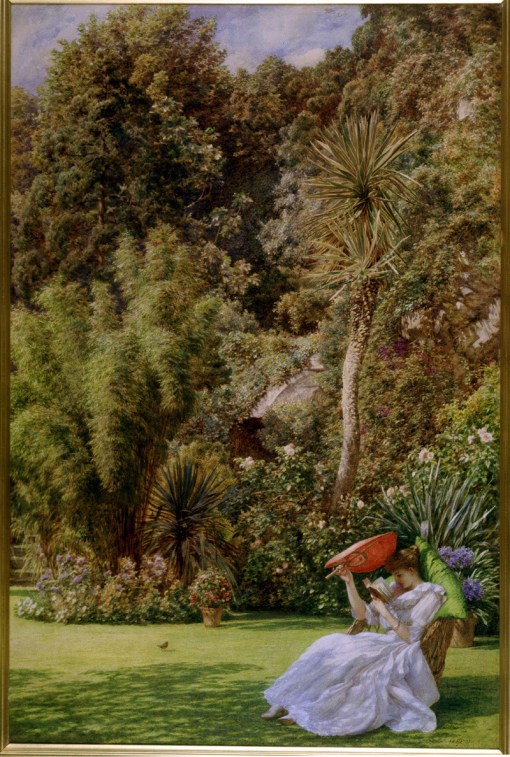 edward-john-poynter-gb-1836-1919-in-a-garden-1891aquarela-20x30