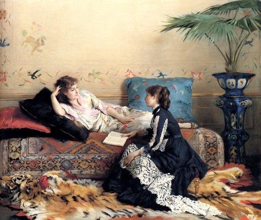 gustave-leonhard-jonghe-belgica-1829-1893-idle-moments-ost gustave-leonhard-jonghe-belgica-1829-1893-idle-moments-ost