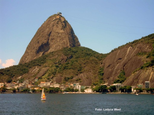Enseada de Botafogo, ao fundo o Pão de Açúcar, Foto: Ladyce West
