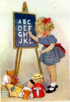 Ilustração de Susan B. Pearse, 1923 -- cartão postal