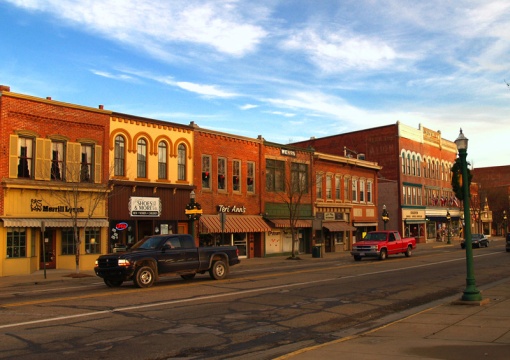 small town, example, Marietta, Ohio