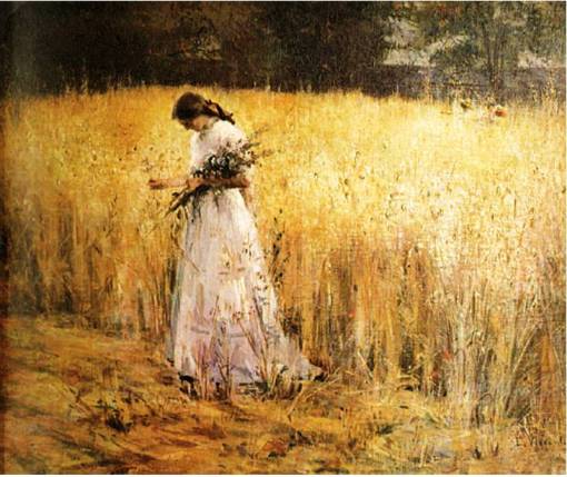 Eliseu Visconti, moça no trigal,1913,ost,65x80