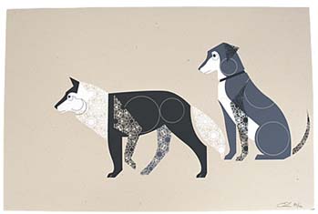 dog & wolf Eleanor Grosch
