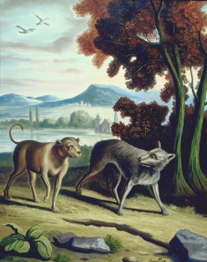 dog & wolf