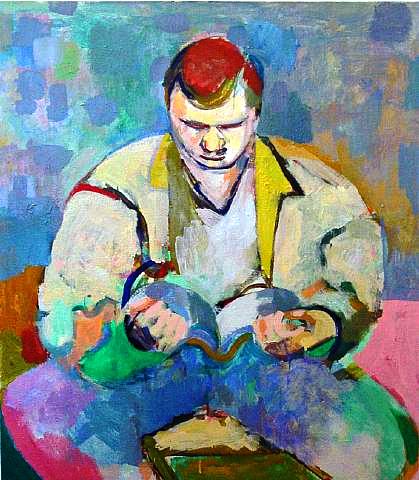 Ro Lohin (EUA, contemp), Subway Reader, 2005,ost