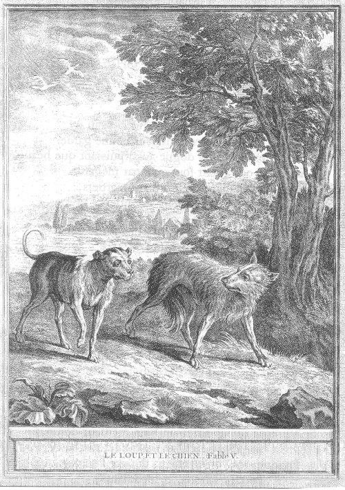 loup e chien, jean-baptiste oudry