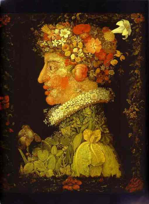 Giuseppe Arcimboldo,Spring, 1573,Ost, Louvre, Paris, France