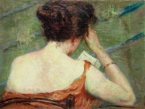 ELISEU VISCONTI, A CARTA OST, 1925, 51X69 COL PART