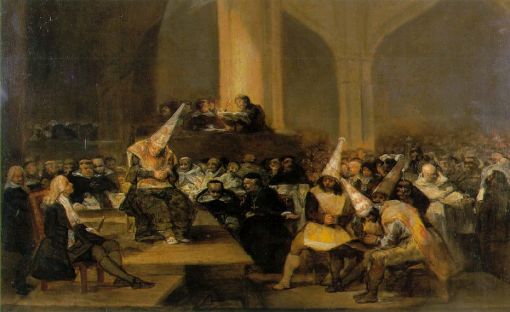 goya,tribunal inquisição, 1812-18,San Fernando, Madri