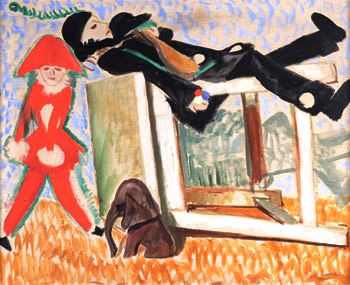 Ismailotitch,Dimitri(Rússia,1892- Brasil, 1976)arlequins,1939,ost,59x37