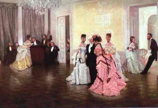 James Tissot, Muito Cedo, 1873, ost, The Guildhall Art Gallery, Londres