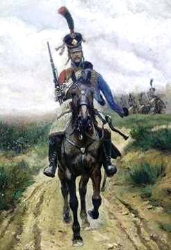 jean baptiste Edouard Detaille,(França) Ponto de frente da cavalaria, 1806 Museu de lÁrmée, Paris