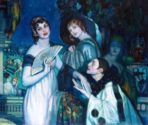 Federico Armando Beltrán Masses (Cuba, 1885 - Espanha 1949) hora azul