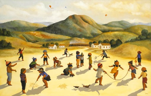 Ricardo Ferrari,Brincadeiras de criança, ost,120 x 190