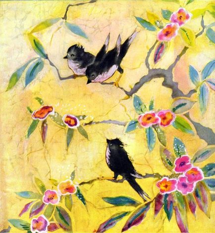 passarinho sna cerejeira, primavera, House and Garden 1924-10