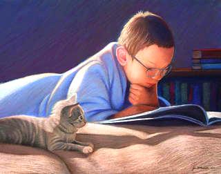 Leitura Ian_and_Moki, Jan McDonald, pastel