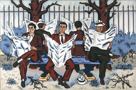 Jean Hélion (França, 1904-1987)A grande leitura do dia, 1950