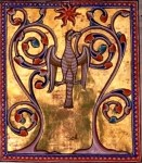 Fênix, Bestiario, Manuscrito Aberdeen sec&nbsp;xii,