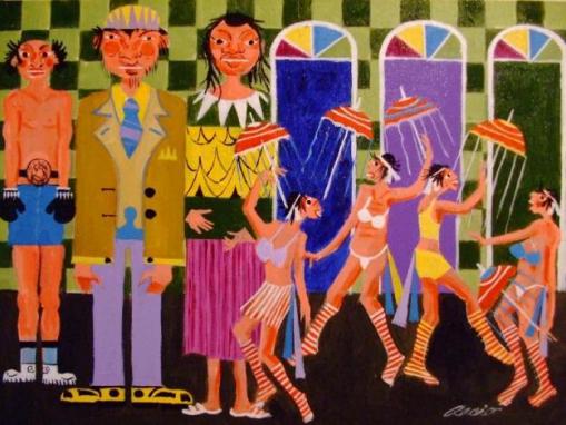 Aécio, Carnaval de Olinda, ast, 30x40