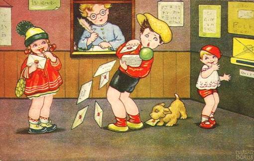 carteiro desastrado, margret boriss