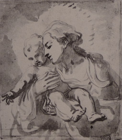 Sirani, Madonna and child