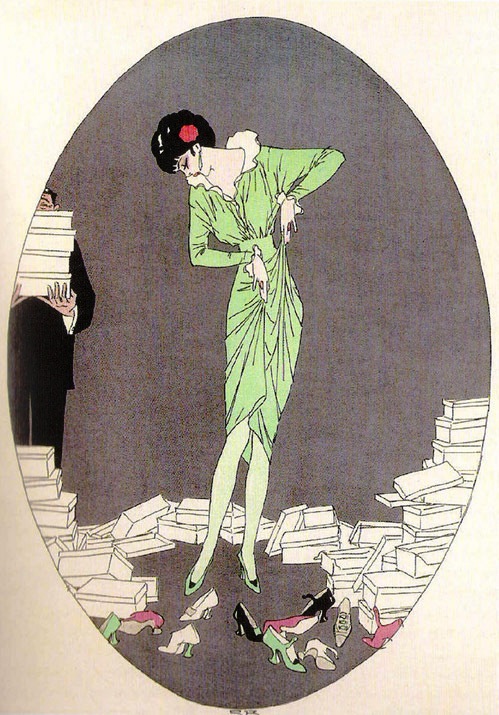 Sapatos Ilustração 1914, revista dinamarca