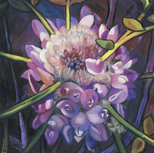 Esthergilda Menicucci, Flores, 1986, 60 x 60 cm – OSTCM