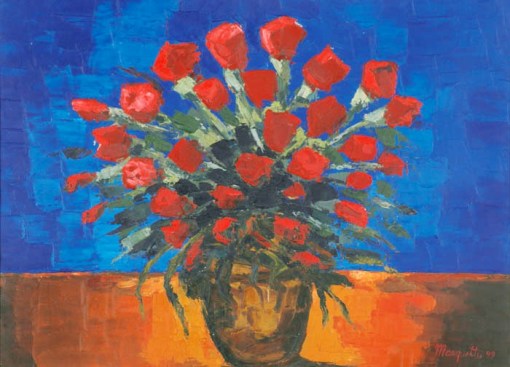 Ivan Marquetti,Vaso de Flores, 1999,OST, 50 x 70