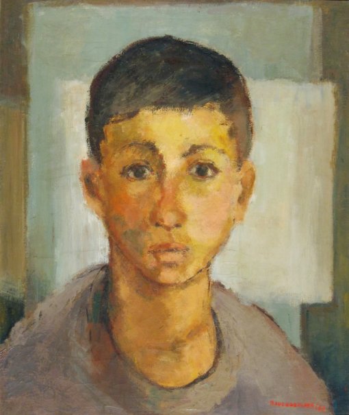 ALICE BRUEGGMANN,Cabeça de Menino, 1955,ost,53 x 44 cmMseuufrgs