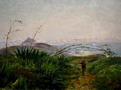 BENJAMIN PARLAGRECO - Piteiras - Óleo sobre cartão - Pinacoteca do Estado de São Paulo