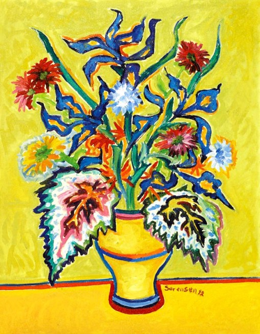 Carlos Sorensen, As luzes, ost, 1992, 65 x 50 cm