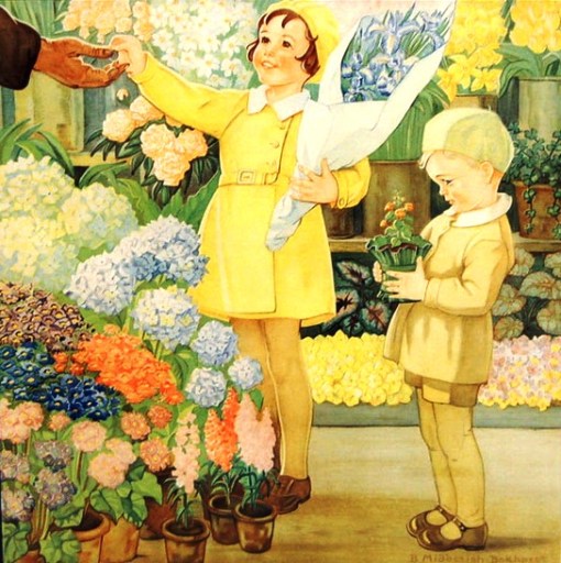 flores, levamos estas, ilus  B. Midderigh Bokhorst,