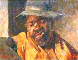 Timotheo da Costa, Arthur, Caipira pitando, 1906,ost31x43