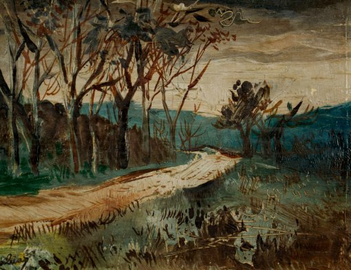 ABELARDO ZALUAR - (1924 - 1987)Paisagem - óleo sobre madeira - 12 x 16 cm - 1951