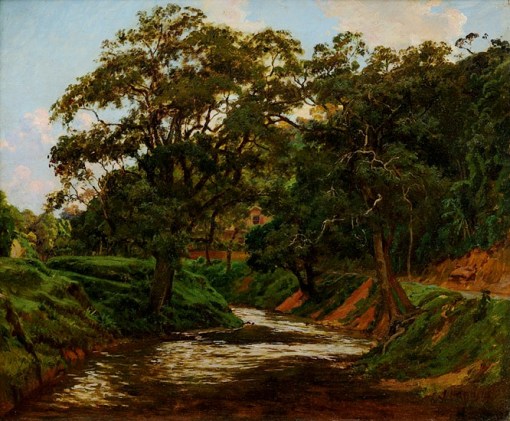 João Baptista da Costa,(1865-1926) Rio Piabanha,Petrópolis, ost, 55x66