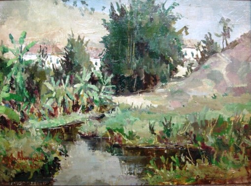 JOSÉ MARIA DE ALMEIDA (1906 1995) Paisagem, o.s.t. 24 x 33