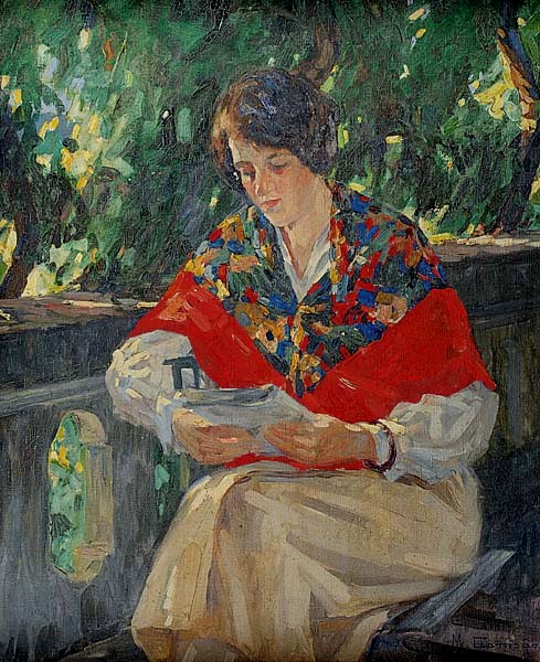 JOSÉ MARQUES CAMPÃO -Leitura, ost, 63 x 70 cm