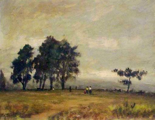 Virgílio Della Mônica (Brasil, 1889-1957) 1953 PaisagemÓleo sobre placa28 x 36 cm