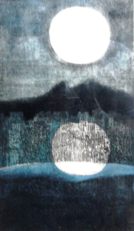 ISABEL PONS (1912 - 2002 )Reflexo da lua, P.E. 35 x 22