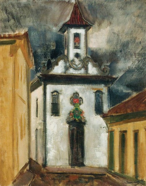 MARCIER,Emeric(1916 - 1990)CapelaImperialdoAmparo,Diamantina,1954,ost,81x65