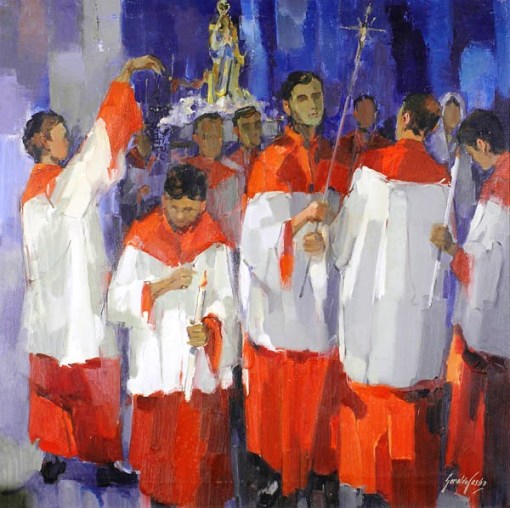 Geraldo de Castro, Procissão, ost, 90x90