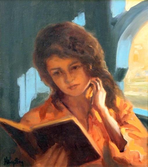 Ken Hamilton (Irlanda, 1956) Na casa de veraneio, ost, 31x26 cm