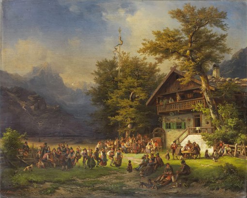 Carl Millner - Maibaumfest, 1848