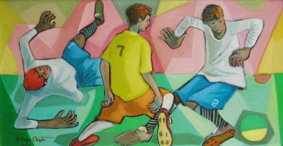 Ademyr Costa, Futebol 4,2012, ost, 45 x 85 cm