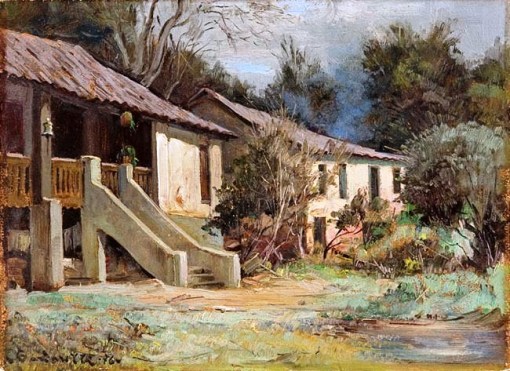 Aldo Cardarelli,Paisagem, 1976, ost, 24 x 33 cm